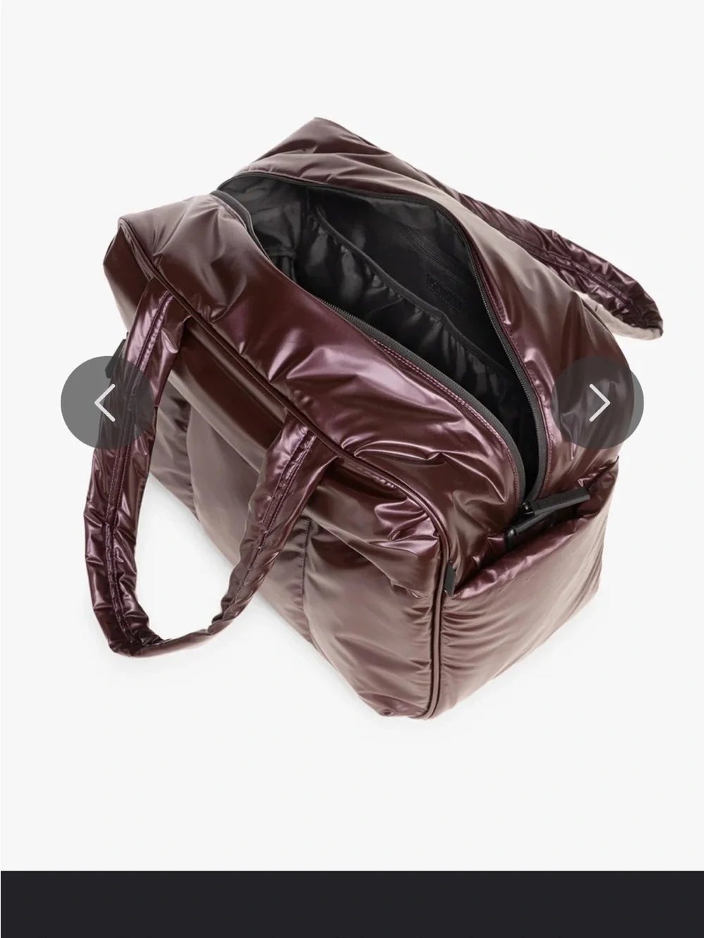 Calpak Luka Quilted Tote in Dark Cherry Plum - Picture 2 of 7